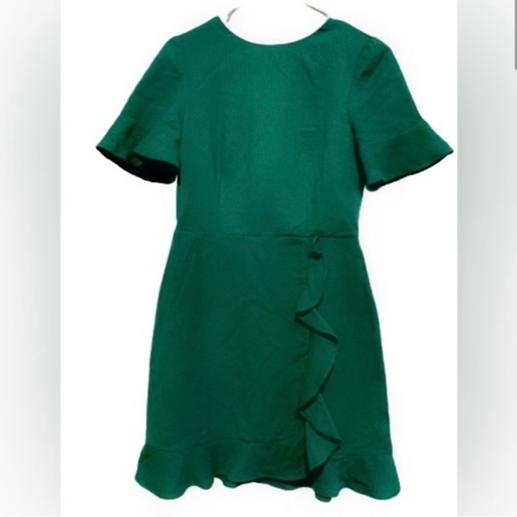 Green textured Oasis Dress - Picture 6 of 6